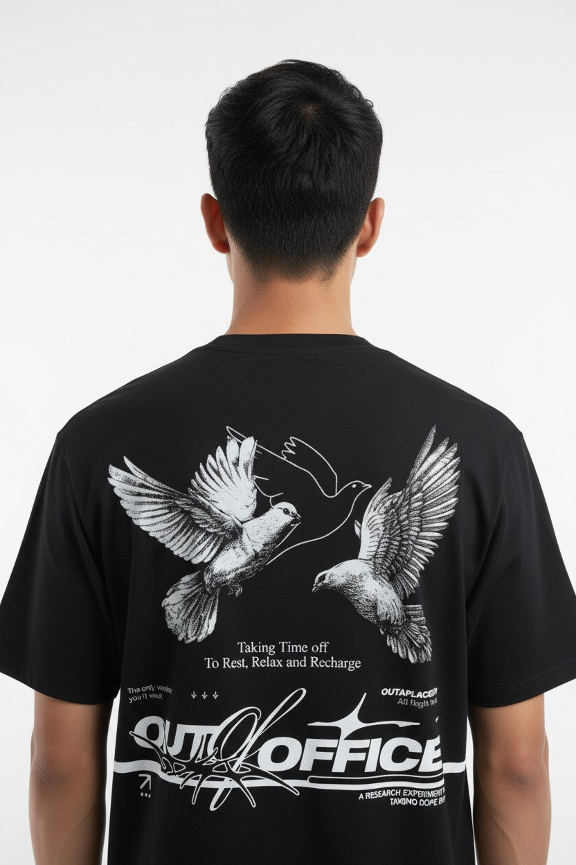 PAWERE “Out Of Office” AOP Tee – Limited Edition